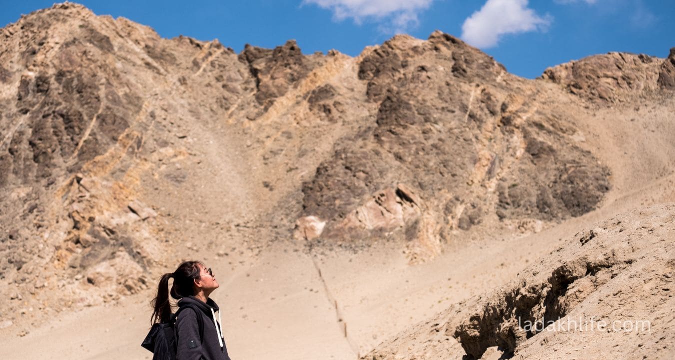Monks performing morning prayers at Lamayuru Monastery in Ladakh