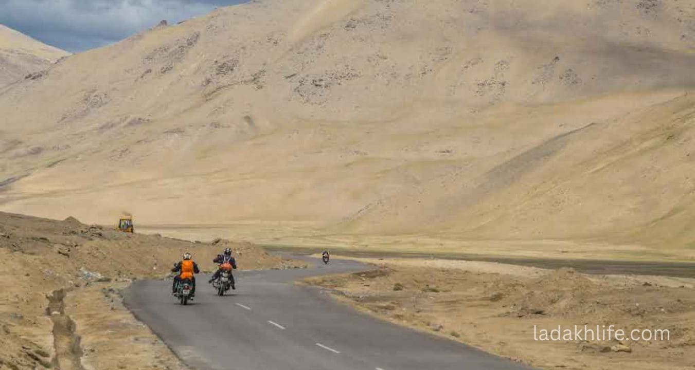 Surreal moonland valley and Himalayan views in Lamayuru Village Ladakh