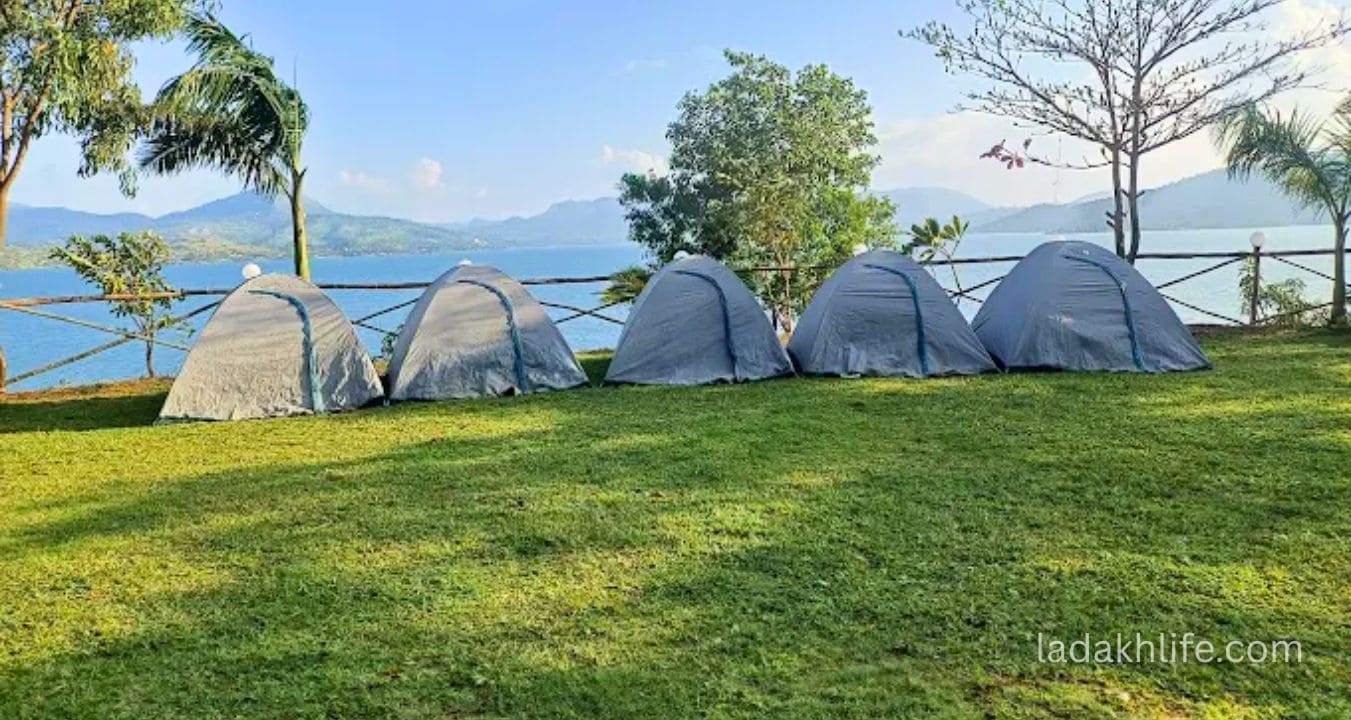 Remote village in Markha Valley surrounded by Himalayas