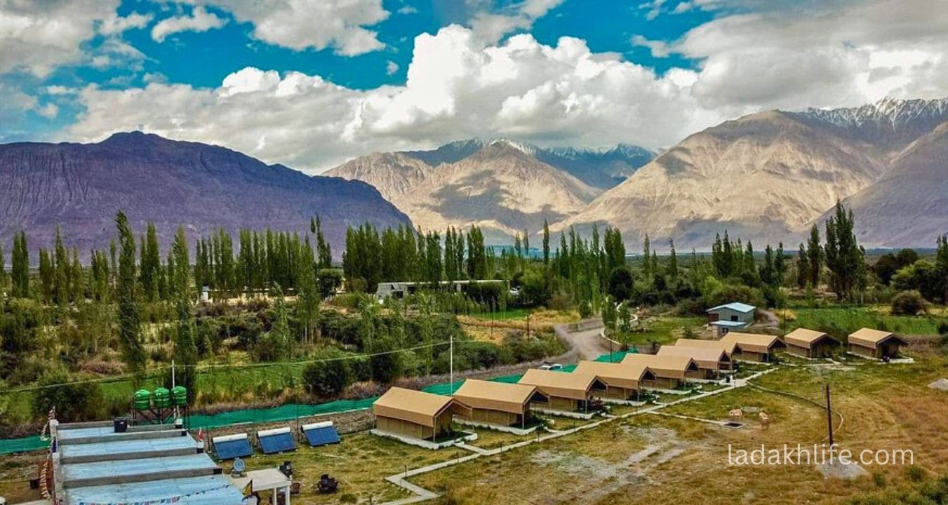 Luxury riverside camps in Uleytokpo Village Ladakh along Indus River