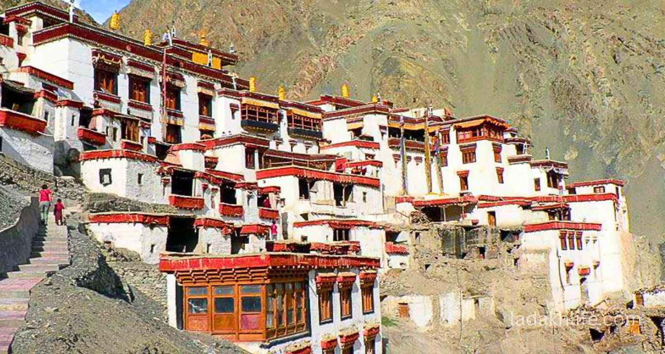 Scenic route to Rizong Gompa Ladakh offbeat monastery near Leh Himalayan landscape and valley view
