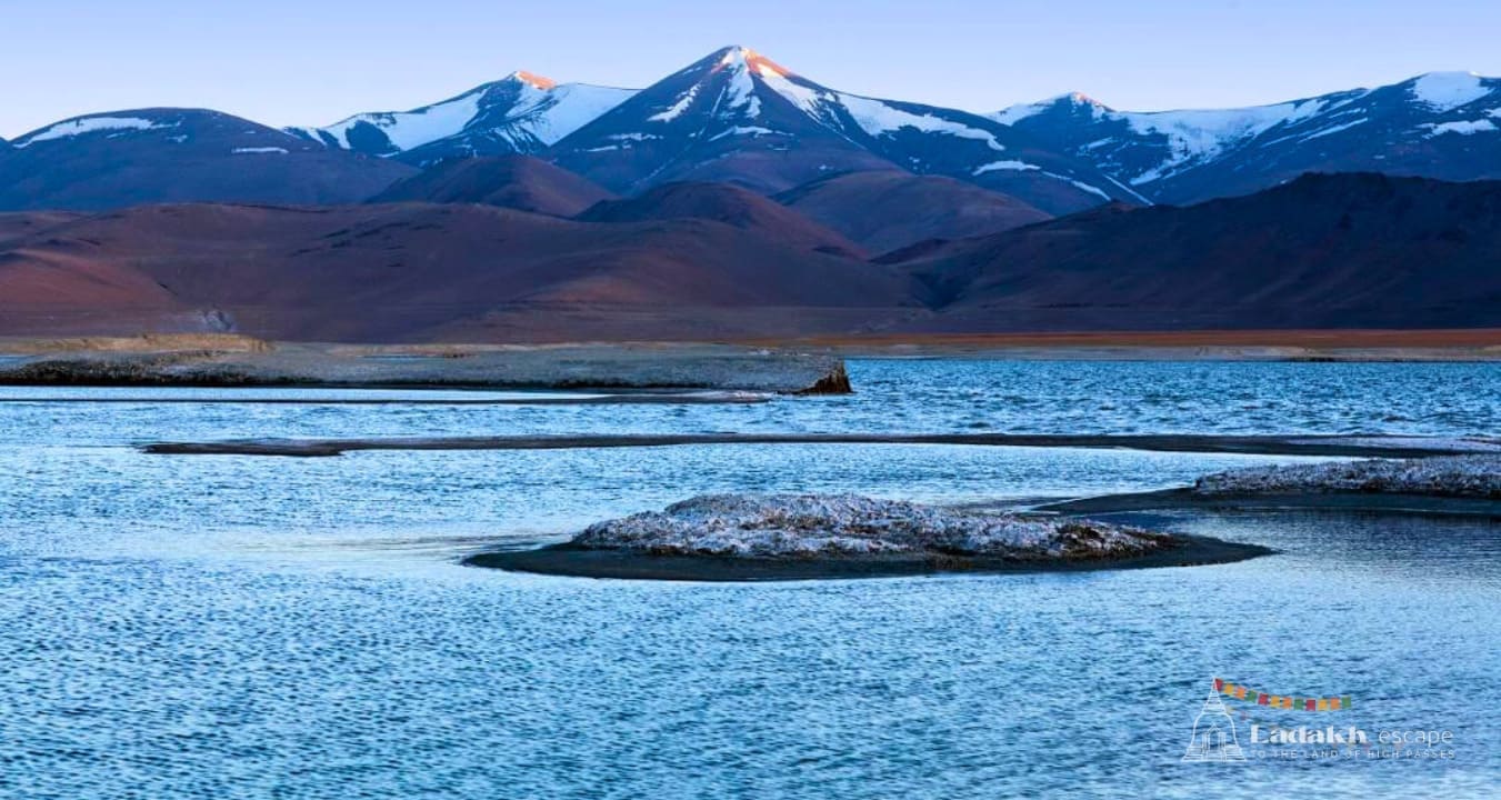 Tso Kar Lake, stunning white salt lake in Ladakh